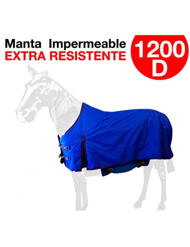 MANTA CABALLO IMPERMEABLE RESISTENTE 1200D ZALDI