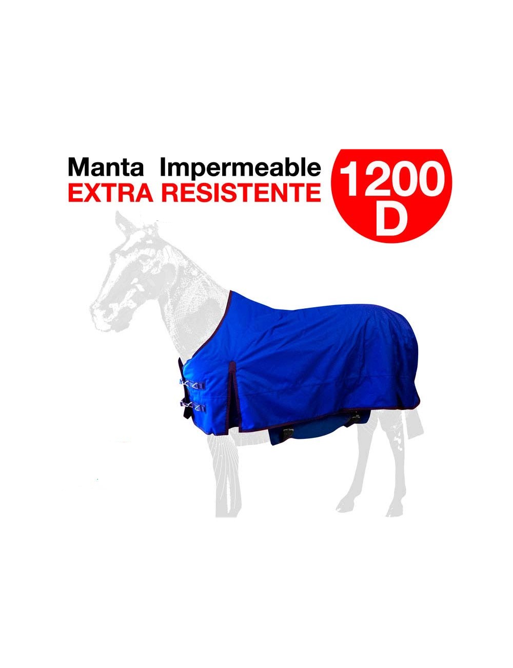 MANTA CABALLO IMPERMEABLE RESISTENTE 1200D ZALDI