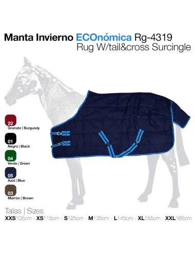 MANTA CABALLO INVIERNO 4319 RG ZALDI