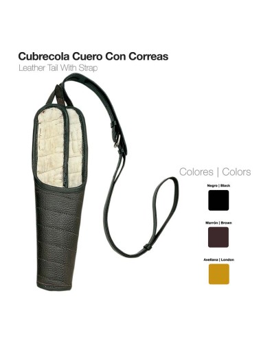 CUBRECOLAS CUERO CON CORREAS ZALDI