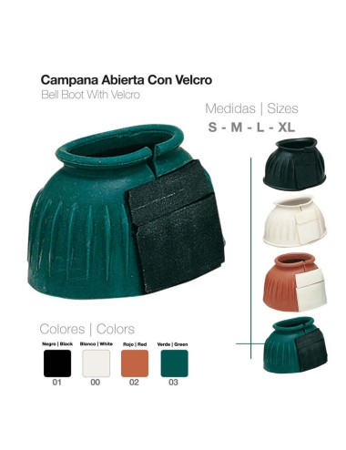 CAMPANA ABIERTA VELCRO ZALDI