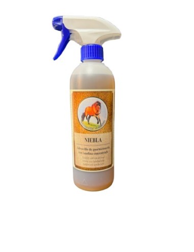 SADDLERY JABONCILLO NIEBLA PLUS LANOLINA 500ML.