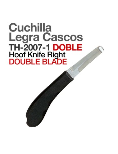 CUCHILLA LEGRA CASCOS TH-2007 DOBLE FILO