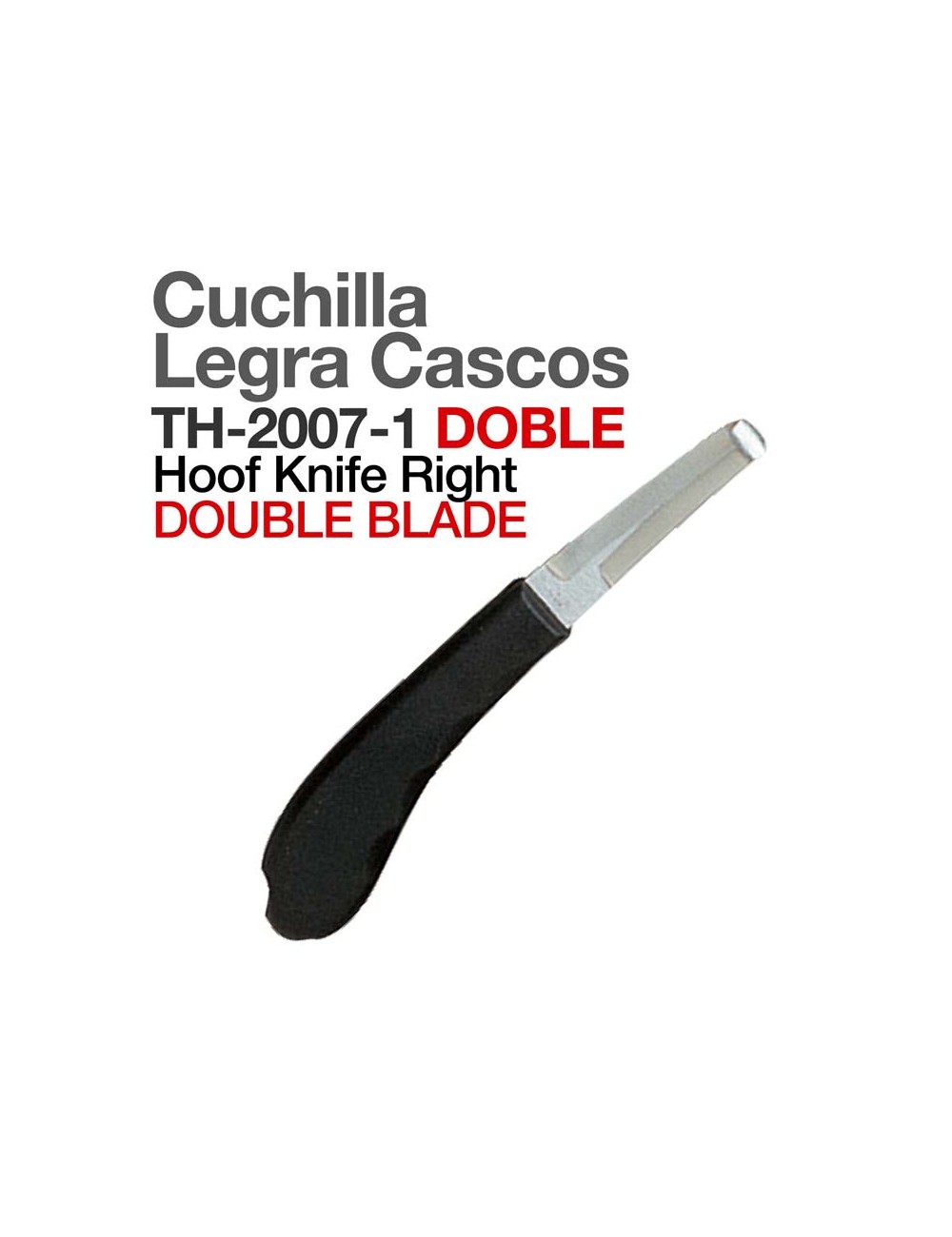 CUCHILLA LEGRA CASCOS TH-2007 DOBLE FILO